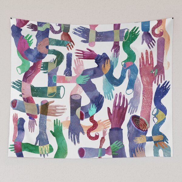 Item preview, color hands everywhere designed and sold by franciscomff.