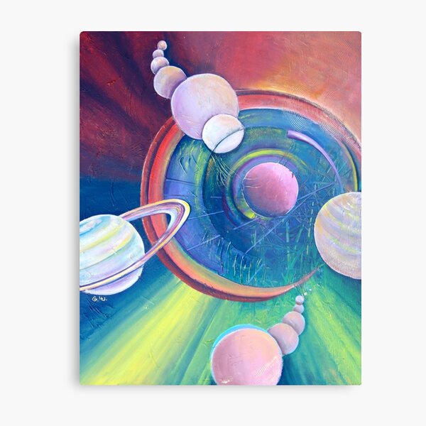Planetary Alignment Metal Print