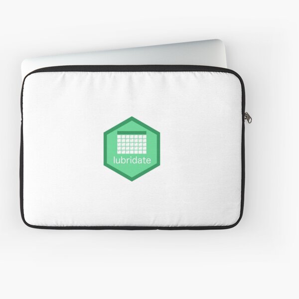 R Lubridate Logo Laptop Sleeve