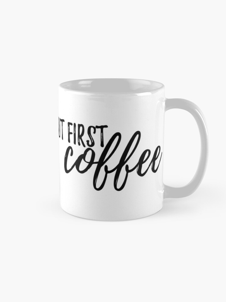 But First Coffee, One Line Drawing Coffee Mug, Aesthetic Mug, Coffee Themed  Gifts, Friend Gift, Gift for Coffee Lover, Minimalist Mug 