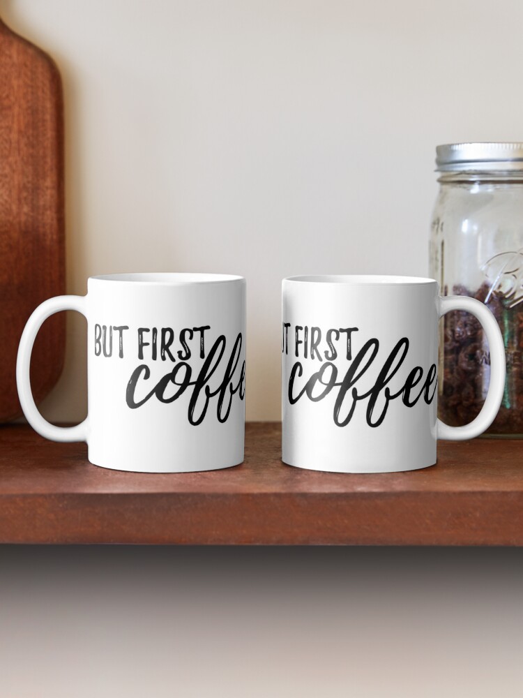 But First Coffee, One Line Drawing Coffee Mug, Aesthetic Mug, Coffee Themed  Gifts, Friend Gift, Gift for Coffee Lover, Minimalist Mug 