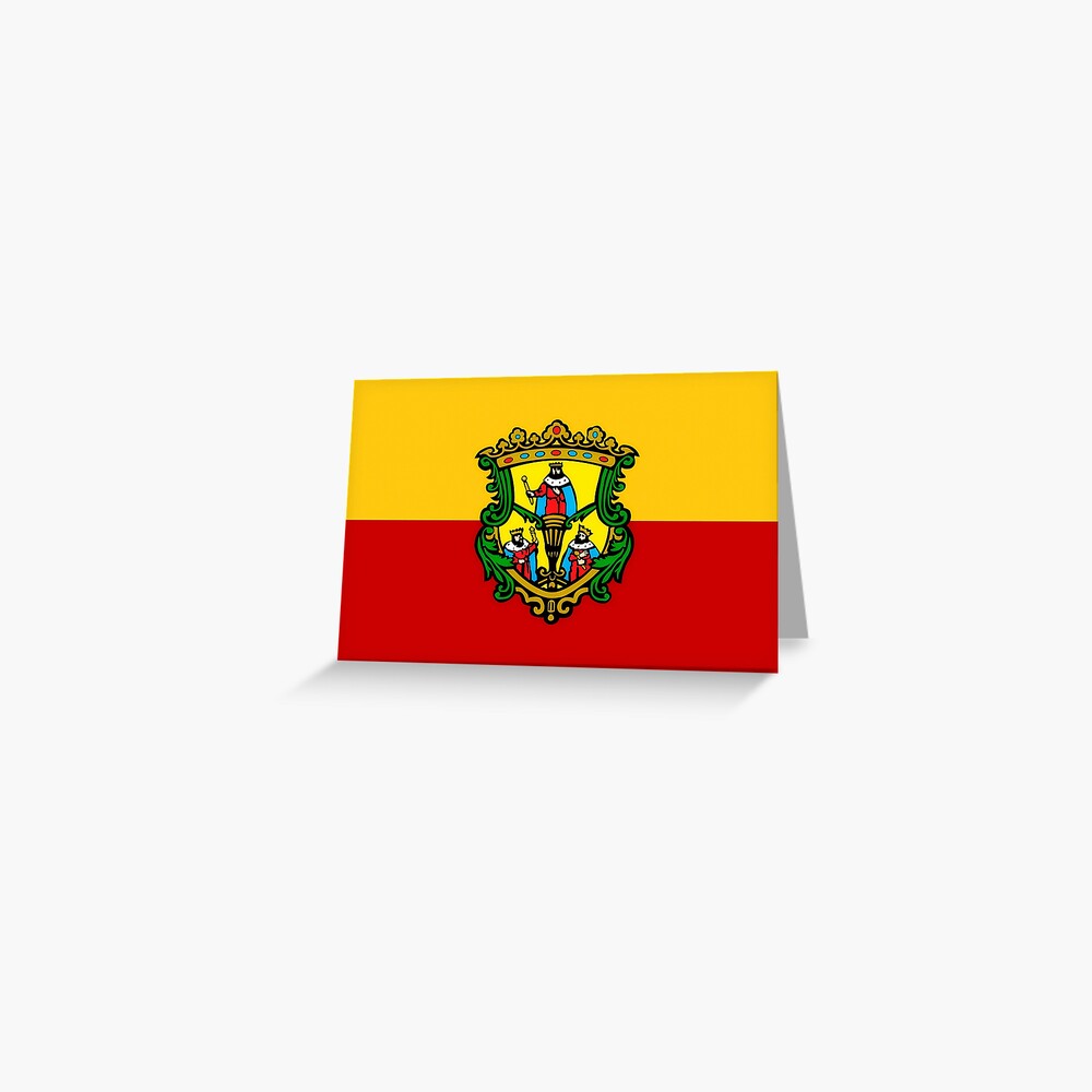 Flag prague city round icon badge or button Vector Image