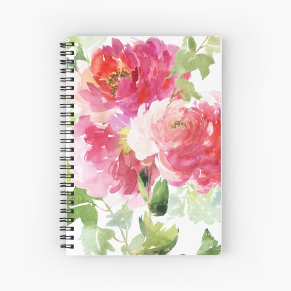 Artikel-Vorschau von Wilder Pfingstrosen-Blumenstrauß im rosa Aquarell, designt und verkauft von junkydotcom.