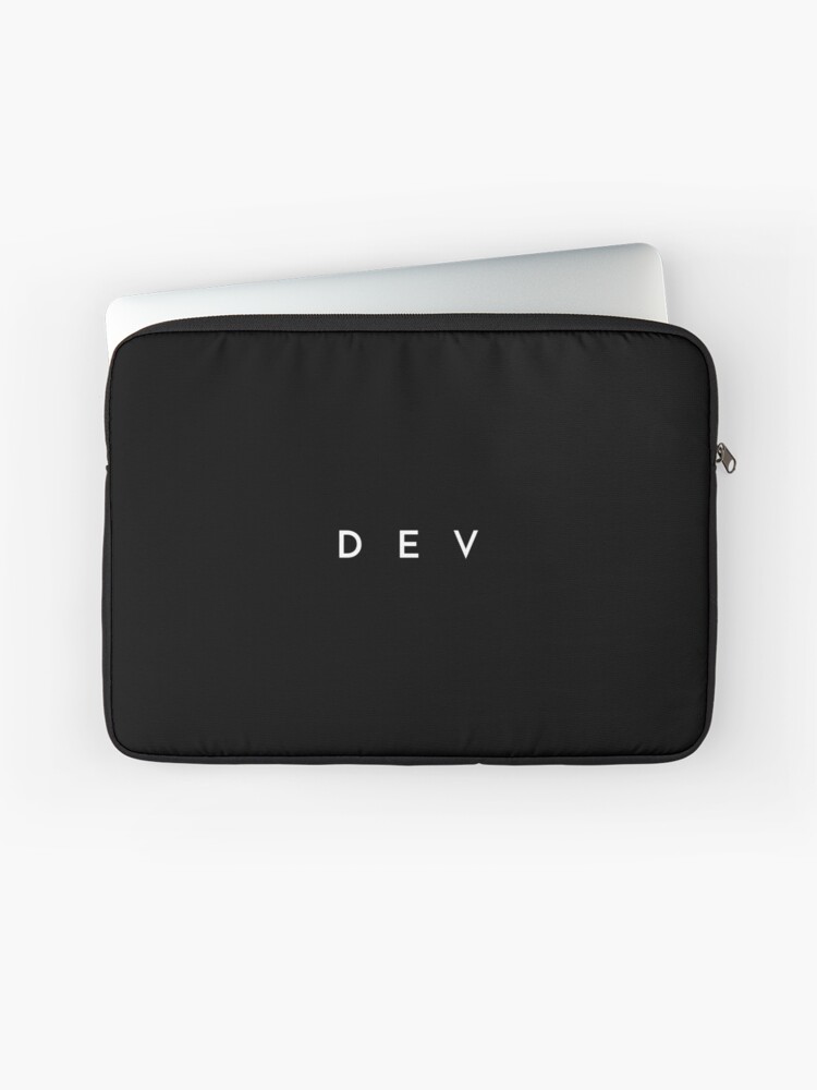 Thumbnail 1 of 2, Laptop Sleeve, Dev (minimal) designed and sold by developer-gifts.