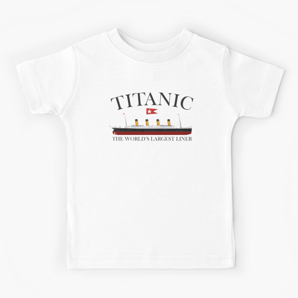Titanic. 1912, RMS Titanic, Cruise, Ship, Disaster. Kids T-Shirt