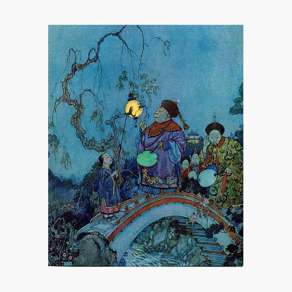 Item preview, Is It Possible? - The Nightingale illustrated by Edmund Dulac designed and sold by forgottenbeauty.