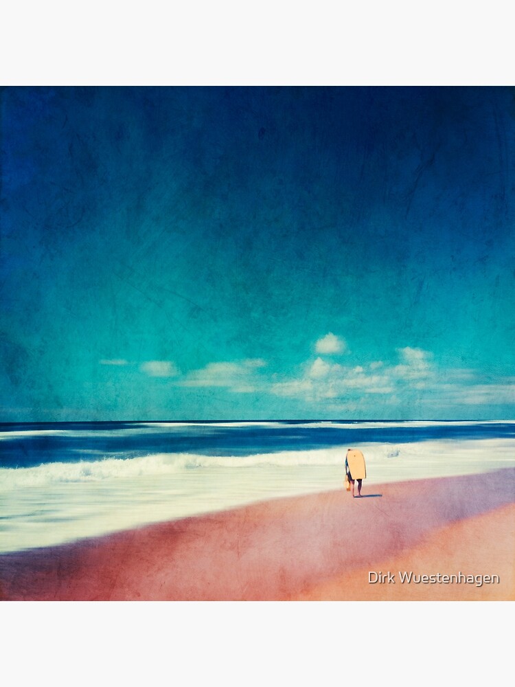 Summer Days - Beach Scene with Surfer by DyrkWyst