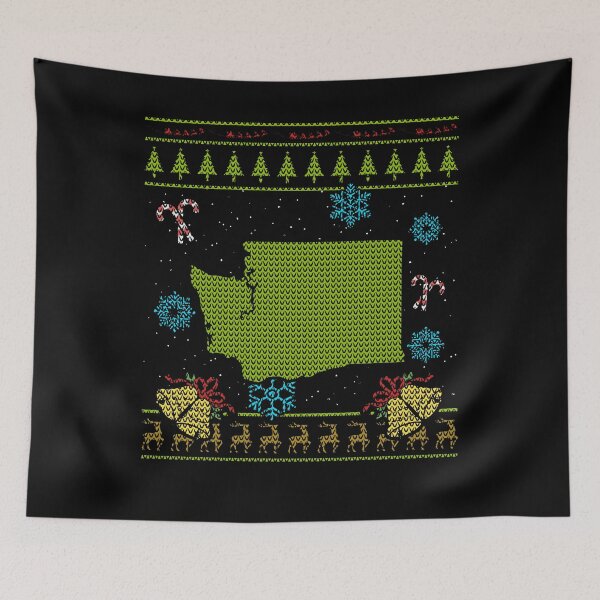 Item preview, Washington Christmas Ugly Shirt designed and sold by shoppzee.