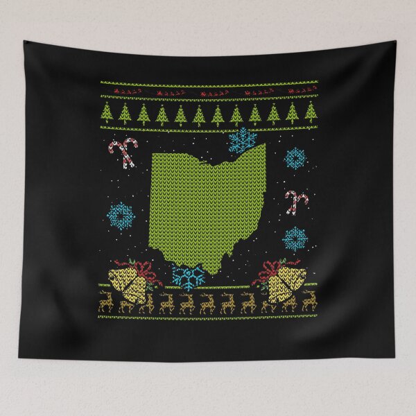 Item preview, Ohio Christmas Ugly Shirt designed and sold by shoppzee.