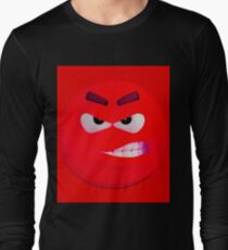 Red wütend !!! kantig Langarmshirt