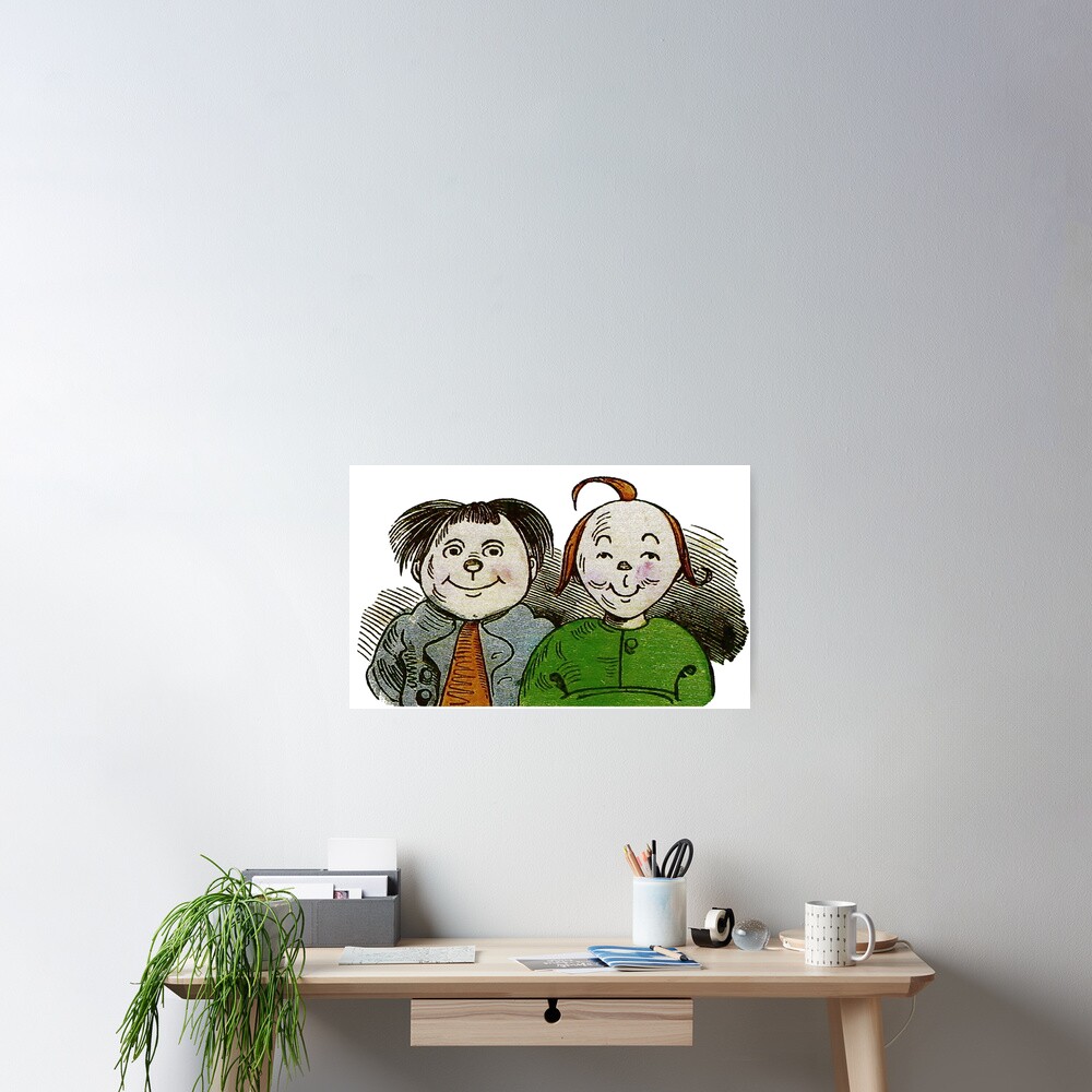 Max and Moritz , the iconic terrible duo Poster