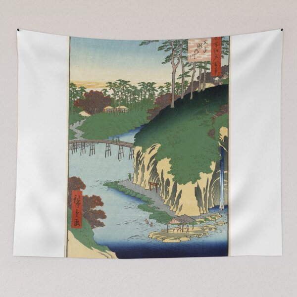 Item preview, Takinogawa Oji - Hiroshige Ando - 1856 - Woodcut designed and sold by CrankyOldDude.
