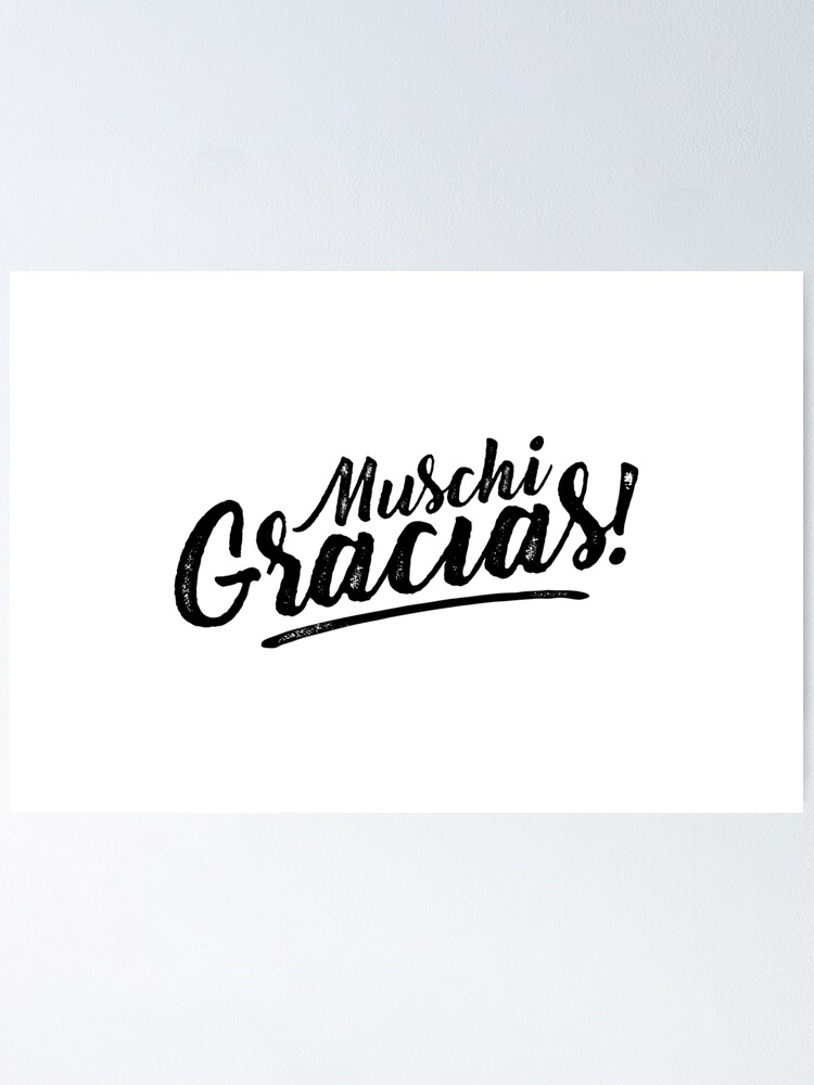 MALLE. MUSCHI GRACIAS Poster for Sale by SUBGIRL