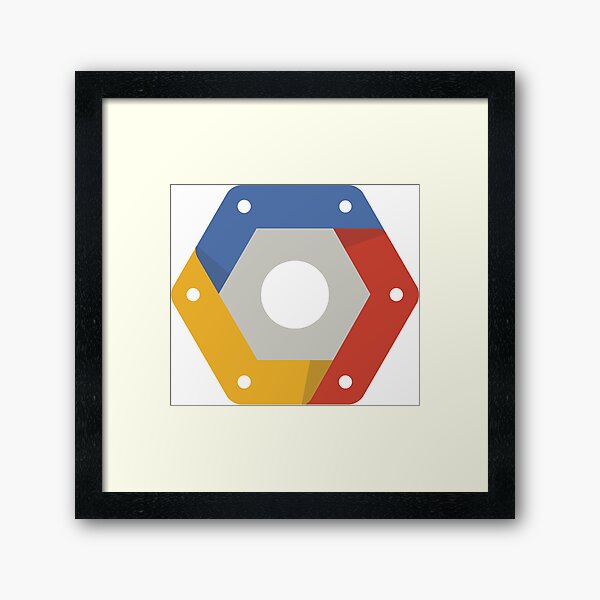 Logo Google Cloud Impression encadrée