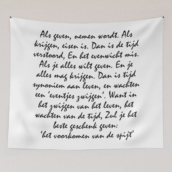 Item preview, Gedicht Ruimte designed and sold by Diezijnleuk.