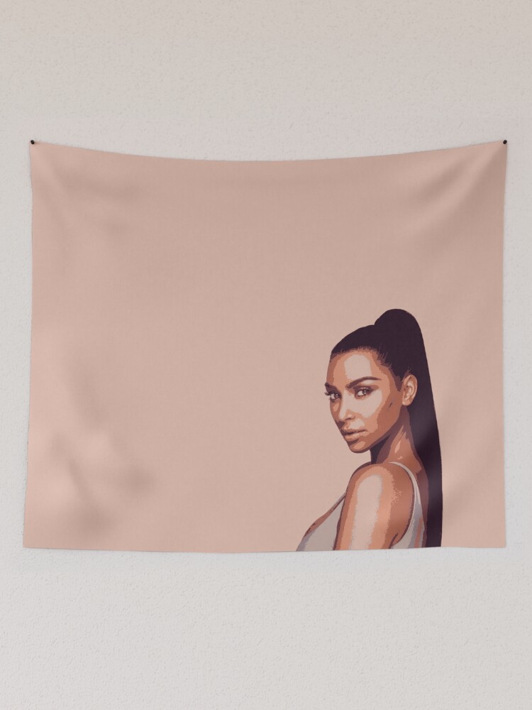 Kim Kardashian Exclusive Merch Tapestry for Sale by BinaryGandalf Redbubble