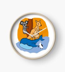 Australian Animals Clock