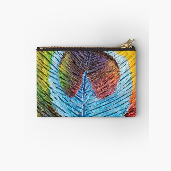 Item preview, Eye of the Peacock impasto painting designed and sold by Chantal Misplon.