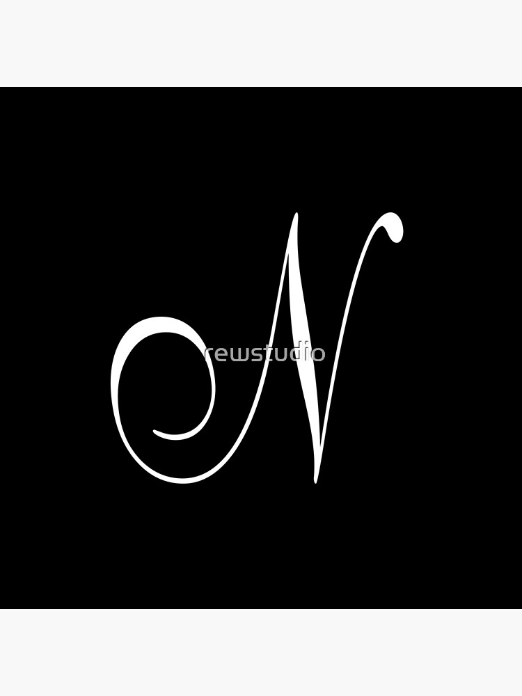 CLN - Choose your Monograms: Modern black, Elegant white