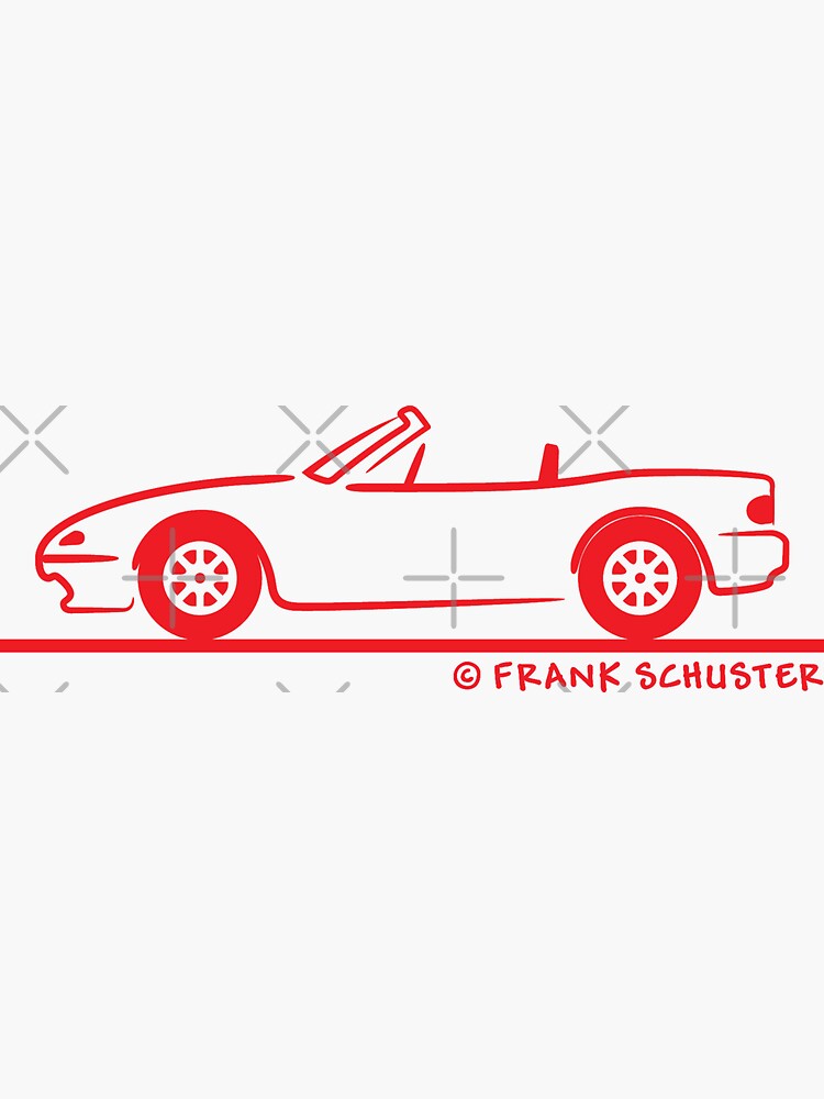 "Mazda Miata MX-5" Sticker for Sale by azoid | Redbubble