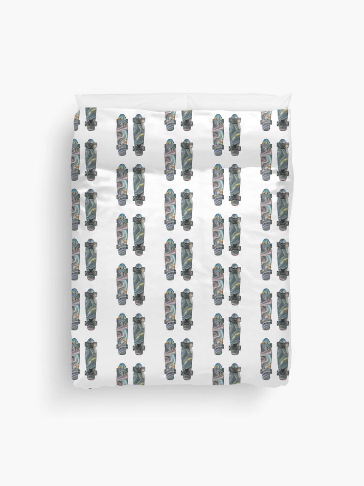 penny board ~ metallic" Duvet Cover for Sale by Rusty07 |