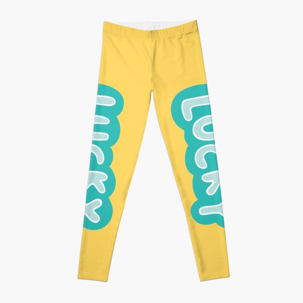 Lucky in Blue and Yellow Leggings
