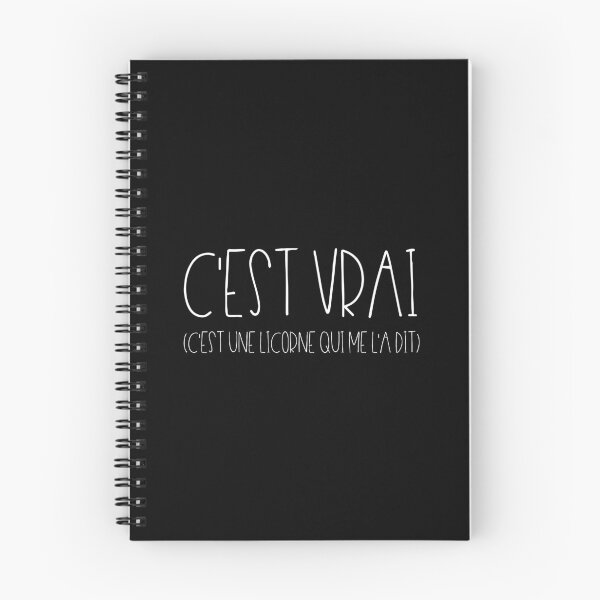 Item preview, C'est vrai, c'est une licorne qui me l'a dit designed and sold by TheLemonBox.