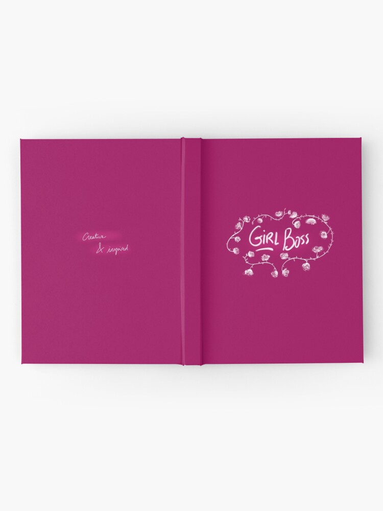 Carnet cartonné ' Girl Boss creative & inspired ' : autre vue