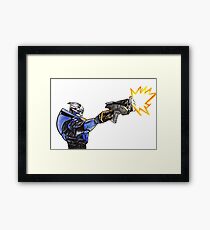 Garrus Framed Print