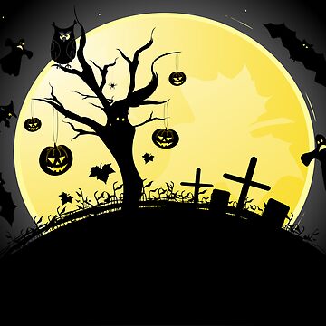 Artwork thumbnail, Halloween background by Olga Altunina