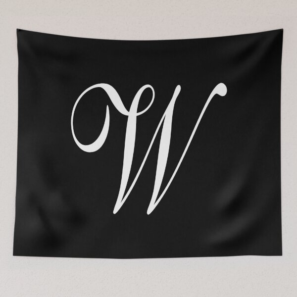 Item preview, Black Stylish And Classy Monogram W designed and sold by rewstudio.