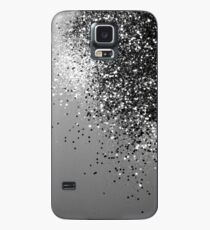 Funkelnde silbergraue Dame Glitter # 1 #shiny #decor #art Hülle & Klebefolie für Samsung Galaxy