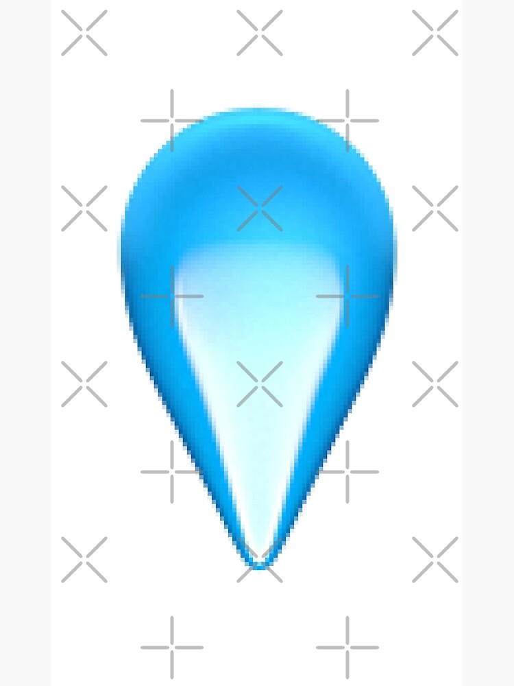 "upside down tear drop " Framed Art Print for Sale by allurasblog