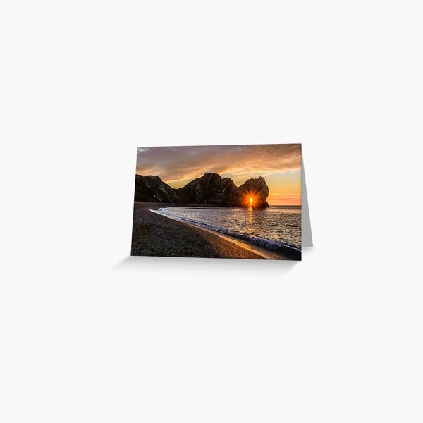 Durdle Door Sunrise Greeting Card