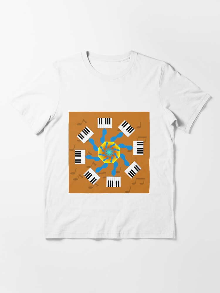 Vista alternativa de Camiseta esencial Creando melodías