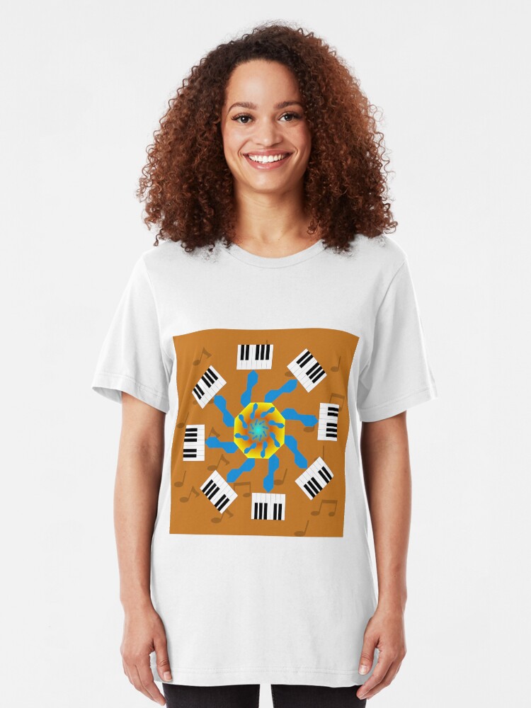 Alternate view of Creating Melodies Slim Fit T-Shirt