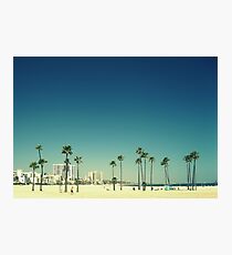 Summer Beach Blue Photographic Print
