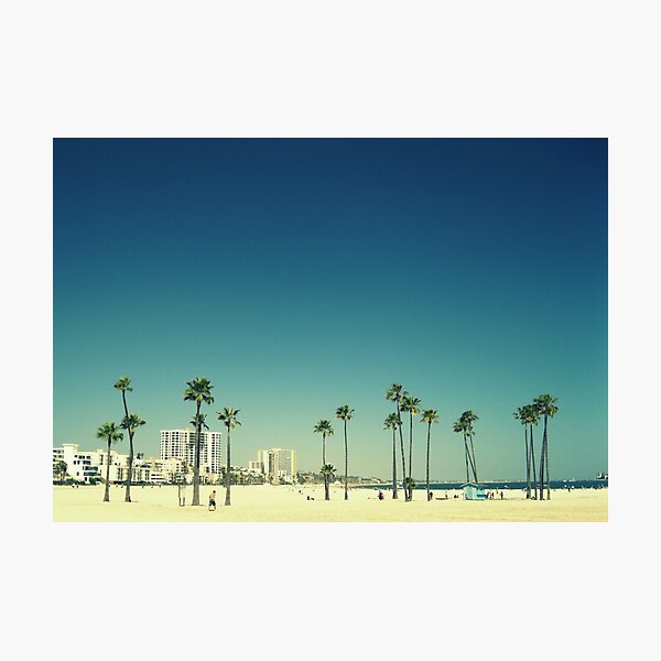 Summer Beach Blue Photographic Print