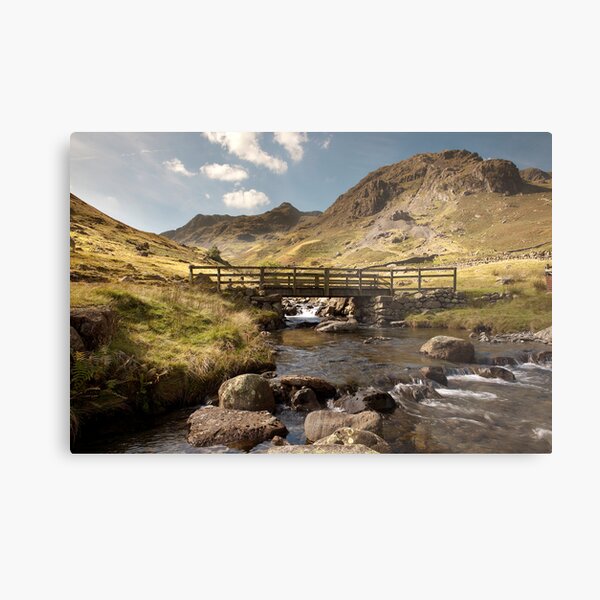 Helvellyn From The Top Of Grisedale Metal Print