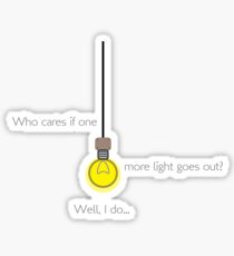 One More Light Sticker