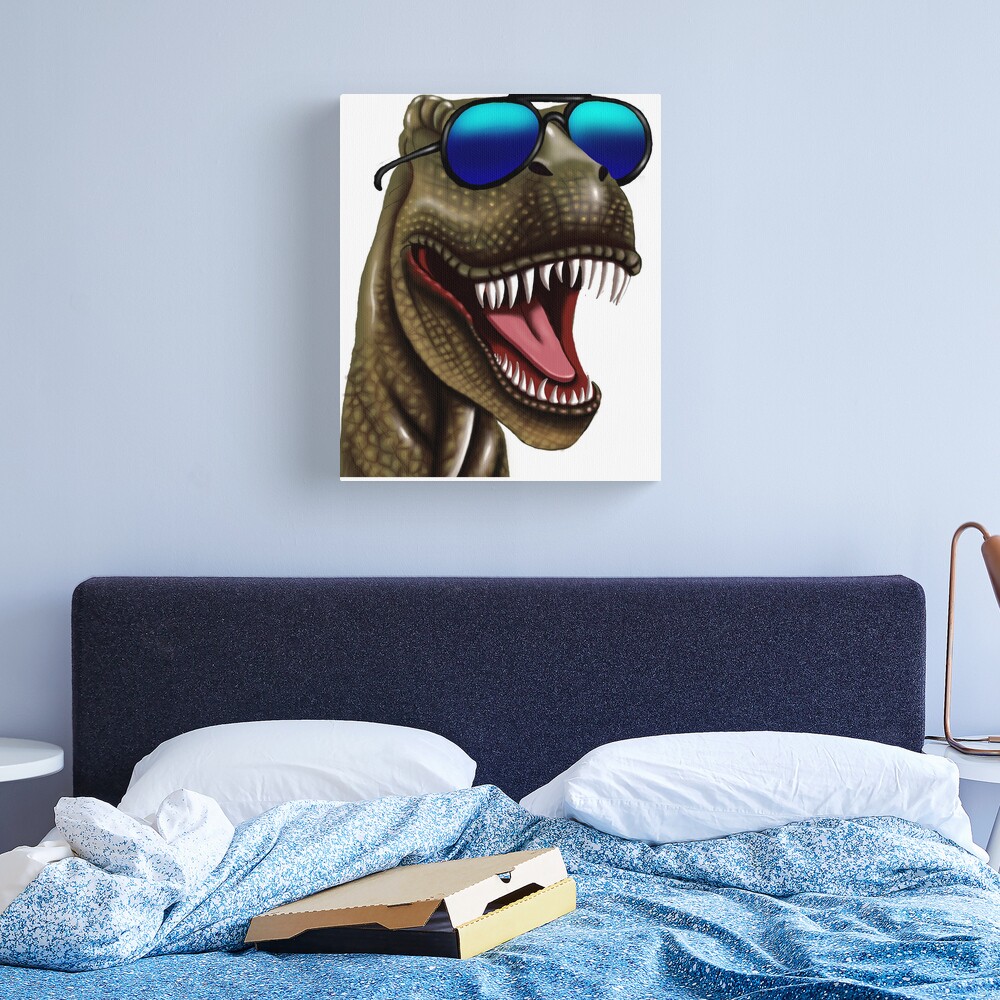 Funny Dinosaur With Cool Glasses