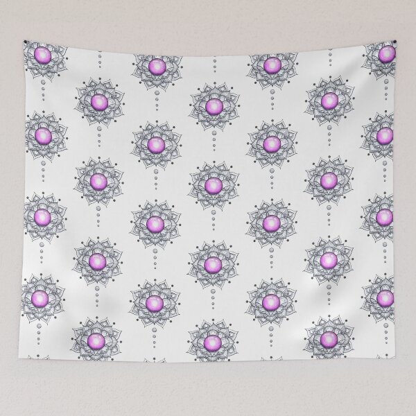 Item preview, purple mandala designed and sold by rossdecoart.