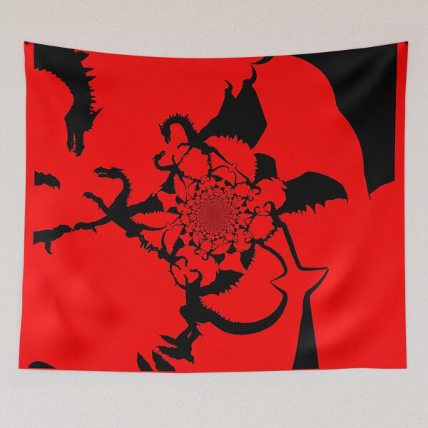 Item preview, Dragon silhouette spiral  designed and sold by sycho25.