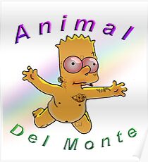 Bart Simpson, Animal of the Mount (Venezuelan Design) Poster