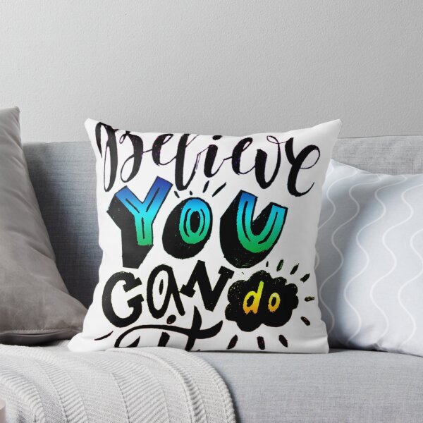 Item preview, Lettering of a phrase Believe You Can Do It designed and sold by Anastasia Halych.