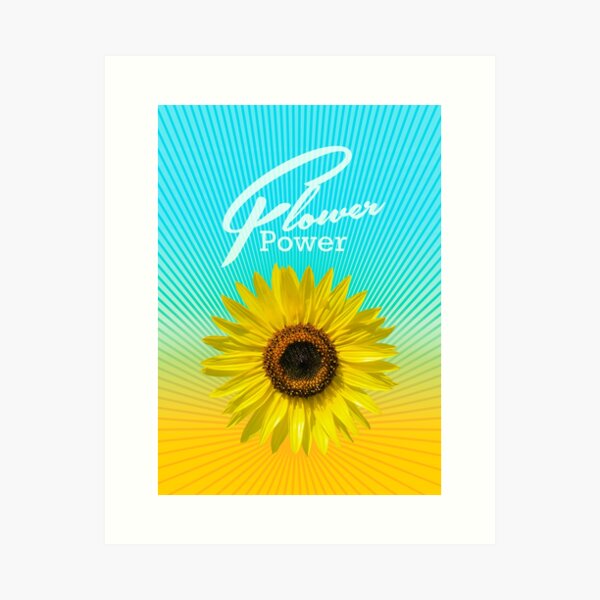 Item preview, Sunflower Flower Power endless summer designed and sold by Helen-Storm.