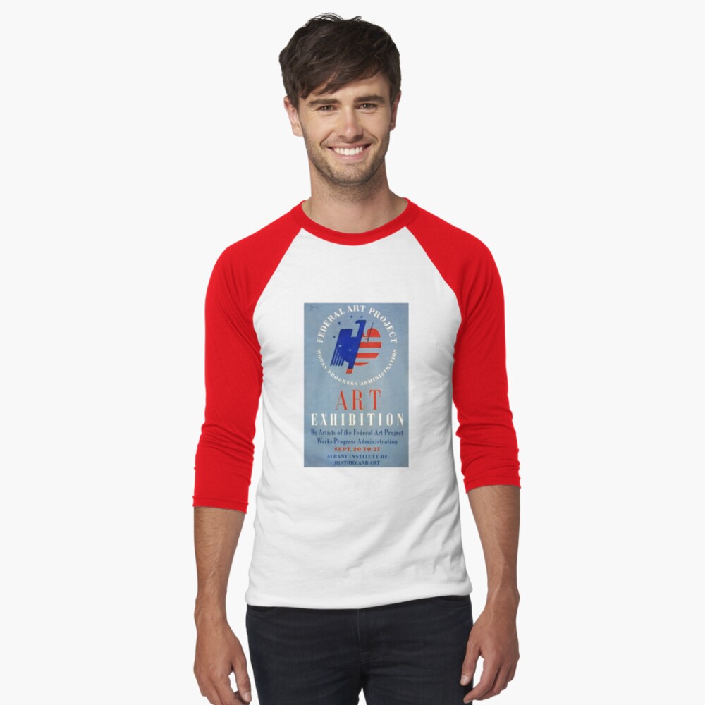Item preview, Baseball ¾ Sleeve T-Shirt designed and sold by ExpressingSelf.
