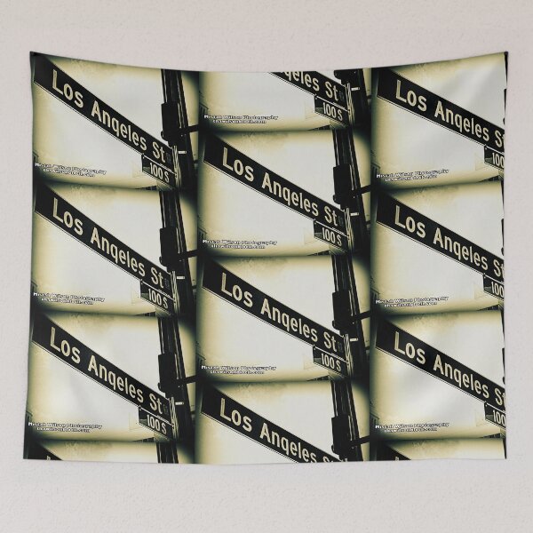 Item preview, Los Angeles Street, Los Angeles, California by Mistah Wilson designed and sold by The Street Sign Store.