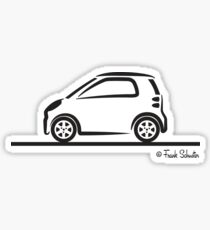 Smart 4 Two Side BLK Sticker
