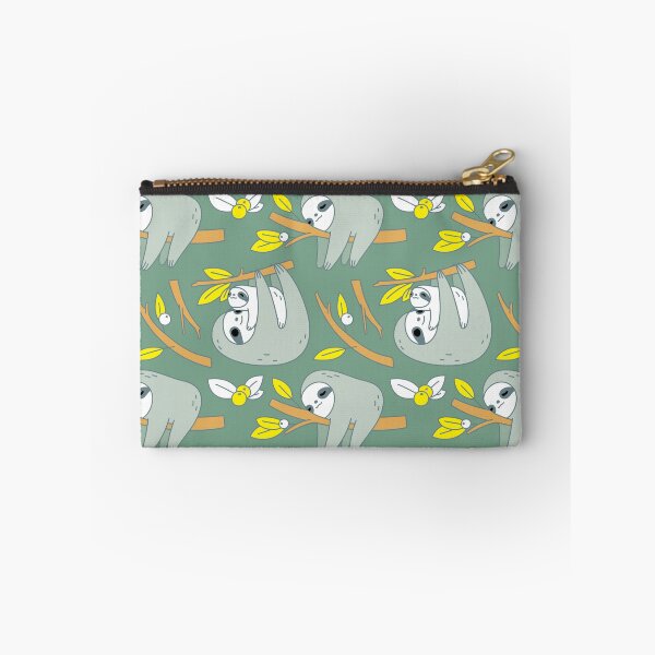 Item preview, Sloth Pattern in Green  designed and sold by Miri-Noristudio.